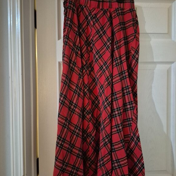Long plad skirt for women - Picture 1 of 1